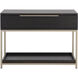 Rebel 38 X 27.25 inch Gold / Charcoal Grey Night Stand, Large